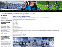 Tablet Screenshot of amade.cz